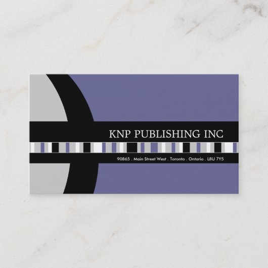 名刺-モダンな上品 名刺 (正面)