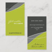 名刺：: モダンエレガンス3 名刺 (正面/裏面)