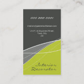 名刺：: モダンエレガンス3 名刺 (裏面)