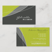 名刺:: モダンエレガンス3 名刺 (正面/裏面)