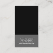 名刺-モダン1 名刺 (裏面)