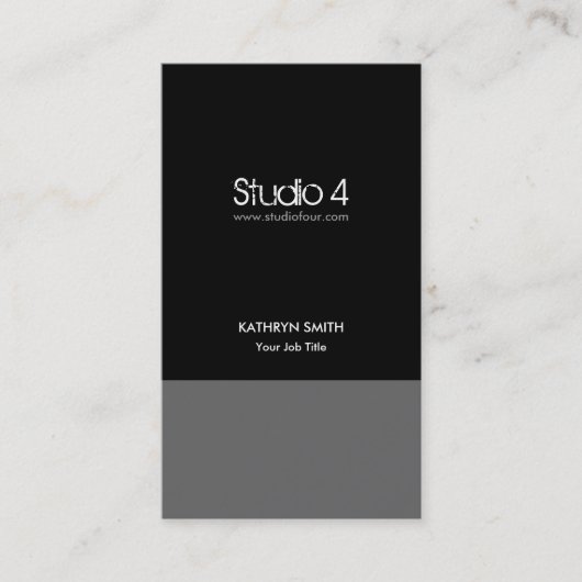 名刺-モダン1 名刺 (正面)