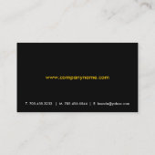 名刺-モダン3 名刺 (裏面)