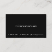 名刺-モダン3 名刺 (裏面)