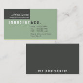 名刺：: モダン 4 名刺 (正面/裏面)