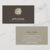 名刺：：モノグラムスポット1 6L 名刺 (正面/裏面)