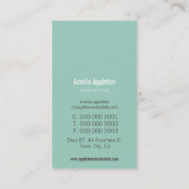 名刺：：モノグラムスポット2 7P 名刺 (裏面)