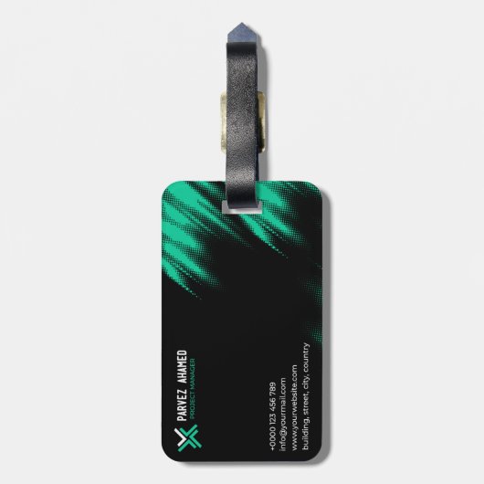 名刺 ラゲッジタグ (裏面縦)