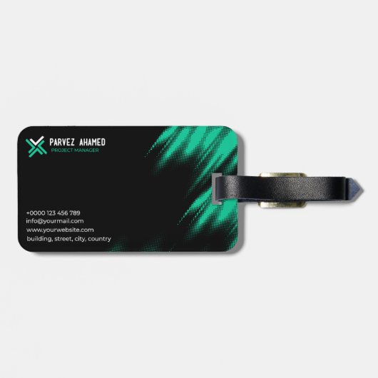 名刺 ラゲッジタグ (裏面横)