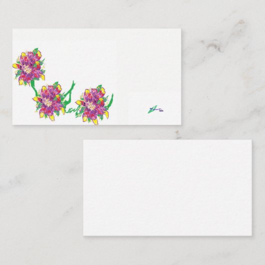 名刺/リリー 名刺 (正面/裏面)