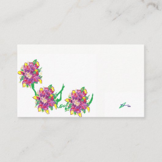 名刺/リリー 名刺 (正面)