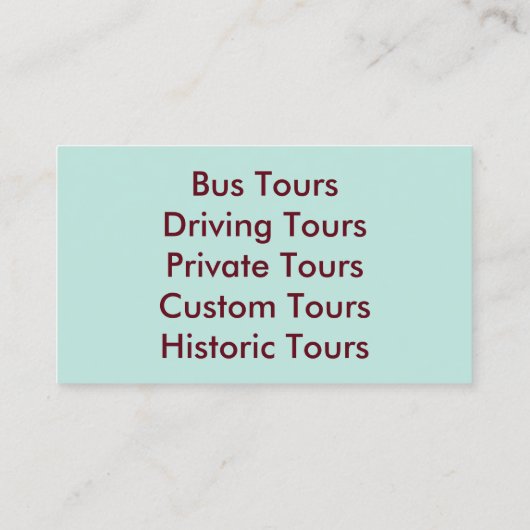 名刺 – ルイジアナ (裏面)