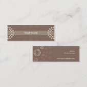 名刺：：レトロスポット4 スキニー名刺 (正面/裏面)