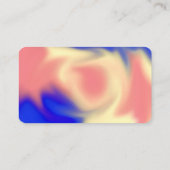 名刺(レトロ絞り染め背景) 名刺 (裏面)