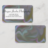 名刺(レトロ絞り染め背景) 名刺 (正面/裏面)