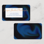 名刺(レトロ絞り染め背景) 名刺 (正面/裏面)