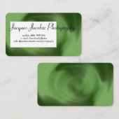 名刺(レトロ絞り染め背景) 名刺 (正面/裏面)