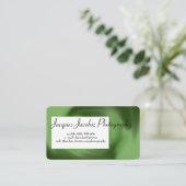 名刺(レトロ絞り染め背景) 名刺 (スタンド正面)