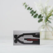 名刺：ヴァイオリン教室 名刺 (スタンド正面)