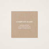 名刺：ヴィンテージタイプライター：ナチュラル (裏面)