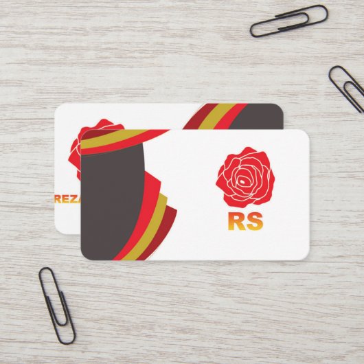 名刺（丸） 名刺 (正面/裏面インサイチュ)