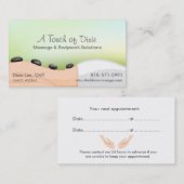 名刺 予約カード (正面/裏面)