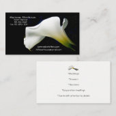 名刺: 僅かクラスか自然を使って 名刺 (正面/裏面)