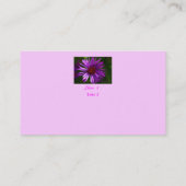 名刺: 僅か自然と 名刺 (裏面)