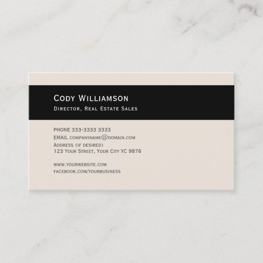 名刺、写真は不動産に合わせてカス実在タマイズ 名刺 (正面)