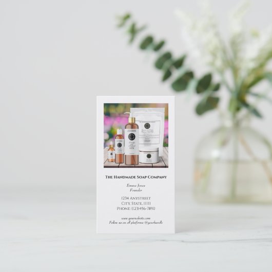 名刺（写真） 割引カード (スタンド正面)