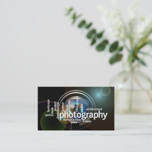 名刺/写真 名刺 (スタンド正面)