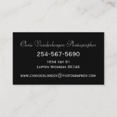 名刺/写真 名刺 (裏面)