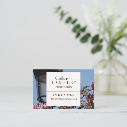 名刺(写真) 名刺 (スタンド正面)