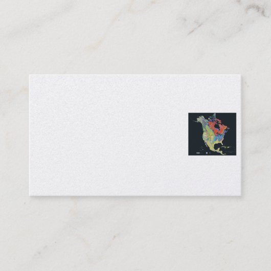 名刺/北アメリカの地質学 名刺 (正面)