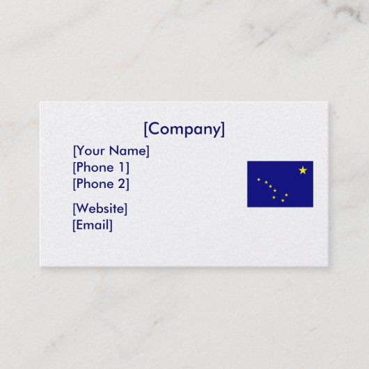 名刺/北極星 名刺 (正面)