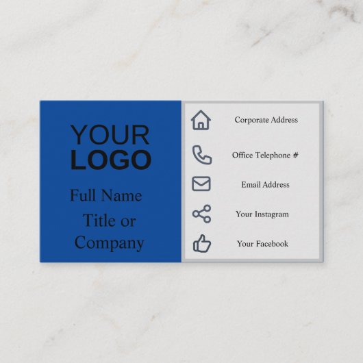 名刺 – 半分と半分 (正面)