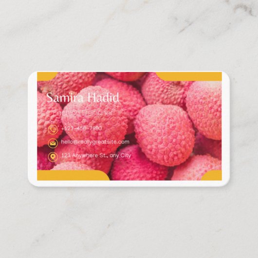 名刺. 名刺 (正面)