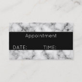 名刺/大理石 予約カード (裏面)