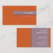 名刺, 大胆な{カスタマイズ可能な背景} 名刺 (正面/裏面)