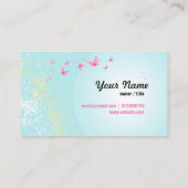 名刺：妖精、蝶、幻想的 名刺 (裏面)