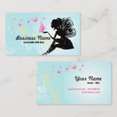 名刺：妖精、蝶、幻想的 名刺 (正面/裏面)