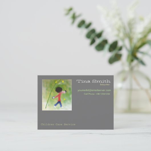 名刺 – 子気に (スタンド正面)