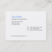 名刺 – 子気に (裏面)