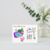 名刺、学校の指導名刺 名刺 (スタンド正面)