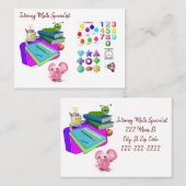 名刺、学校の指導名刺 名刺 (正面/裏面)