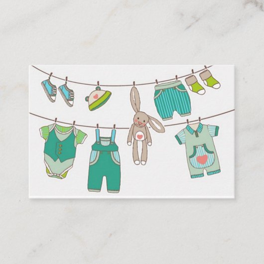 名刺 – 小売業者名刺 (正面)