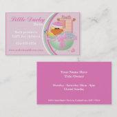 名刺: 少しダッキーのBathの子供のデザイン 名刺 (正面/裏面)