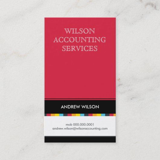 名刺： 市松模様に:  2P 名刺 (正面)