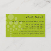 名刺>庭師[緑: ライム] 名刺 (裏面)