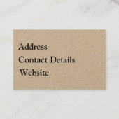 名刺 – 愛で手作り (裏面)